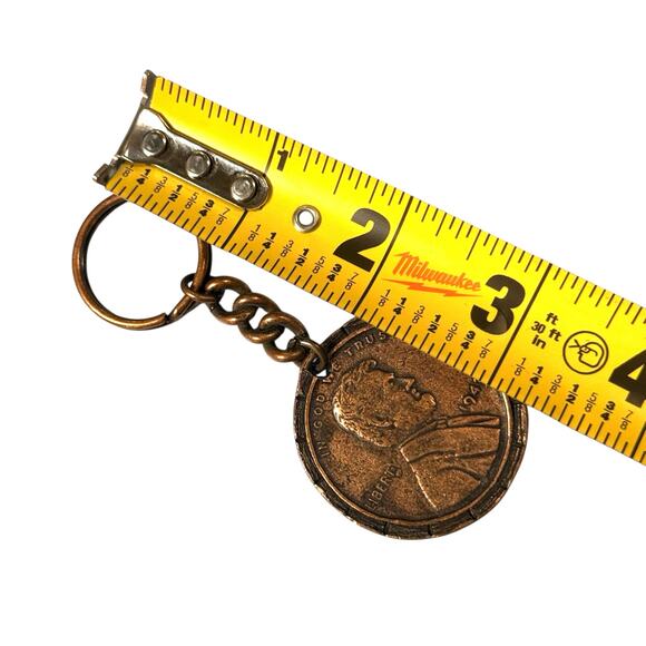 Vintage Penny Style Keychain Copper Marketing Token R. A. Prather & Sons Inc - Picture 6 of 6